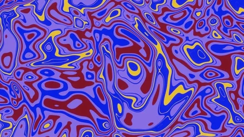 Abstract loop animation of biological liquid Stock Footage 251120996