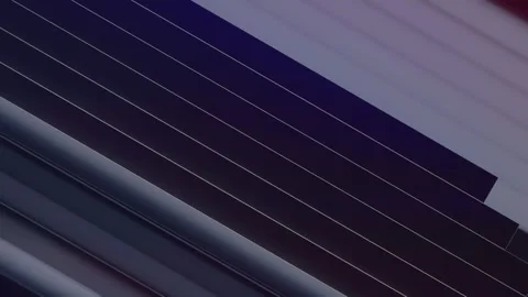 Abstract loop animation with isometric pattern of dark rectangles. 3d rendering Stock Footage 307387588