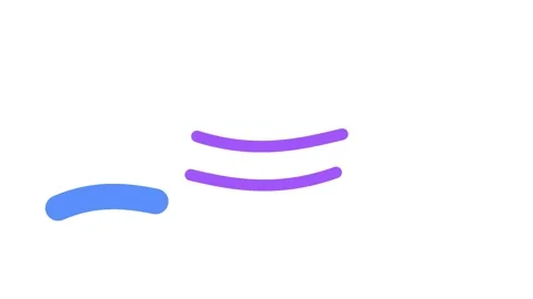 Abstract Loop animation of lines on the white background. Stock Footage 299557222