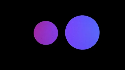 Abstract Loop animation of a liquid shapes on the black background. Stock Footage 299709837