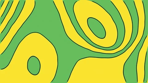 Abstract loop animation with psychedelic frame by frame style Stock Footage 274478124