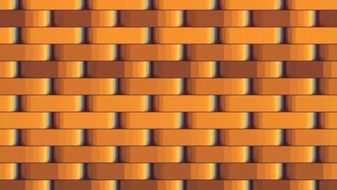 Abstract loop animation rectangular shapes, with multicolored texture. 3d render Stock Footage 157537938