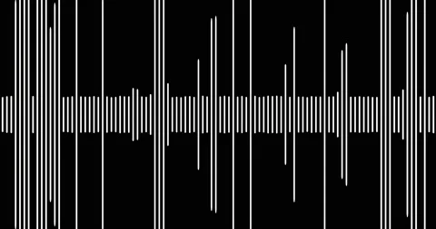 Abstract loop animation, sound wave Stock Footage 164895979