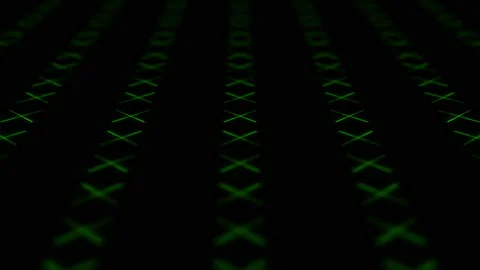 Abstract loop background with moving green lines. Dynamic animated background. Stock Footage 130562691