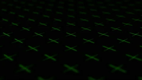Abstract loop background with moving green lines. Dynamic animated background. Stock Footage 131463418