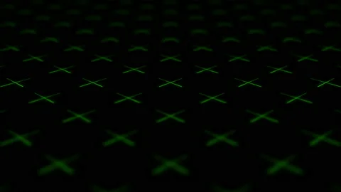 Abstract loop background with moving green lines. Dynamic animated background. Stock Footage 132381856