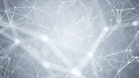 Abstract Loop background Plexus Digital Blue Color Wave Triangulation Shapes. 動画素材 141362477