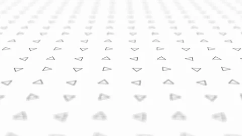 Abstract loop background with rotating black triangles. Stock Footage 129952655