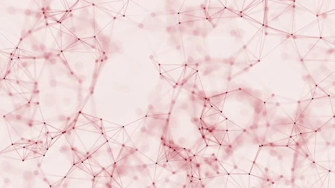 Abstract loop bright color geometrical background with geometry elements Stock Footage 70609128