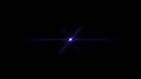 Abstract loop center blue star optical lens flares light Stock Footage 250078440