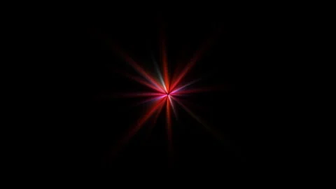 Abstract loop center colorful star optical shine light Stock Footage 245495146