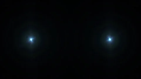 Abstract loop center glow blue star optical lens flares light Stock Footage 301515281