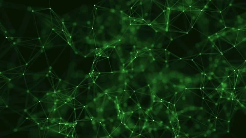 Abstract loop color geometrical background with lines and dots Stock Footage 70453048