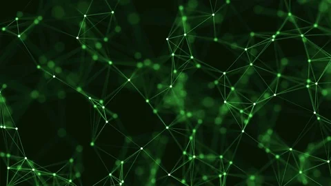 Abstract loop color geometrical background with lines and dots Stock-Footage 70512062