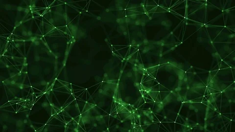 Abstract loop color geometrical background with lines and dots Stock-Footage 70610254