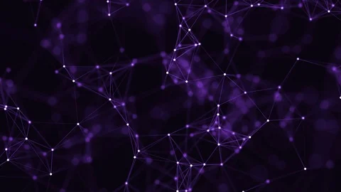 Abstract loop color geometrical background with lines and dots Stock-Footage 70610521