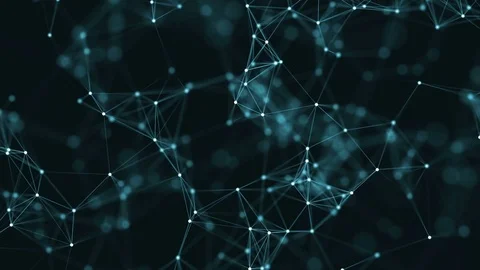 Abstract loop color geometrical background with lines and dots Stock-Footage 70611081