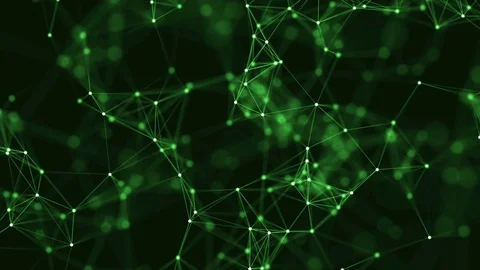 Abstract loop color geometrical background with lines and dots Stock-Footage 70611090