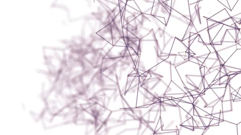 Abstract Loop Color Geometrical Background With Lines And Dots Stock Footage 108303833