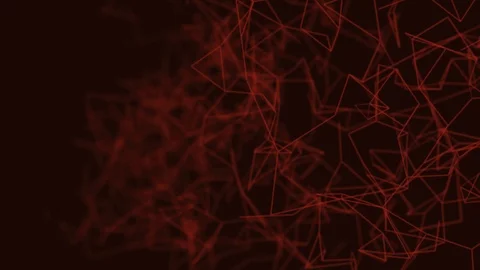 Abstract Loop Color Geometrical Background With Lines And Dots Stock Footage 108303891