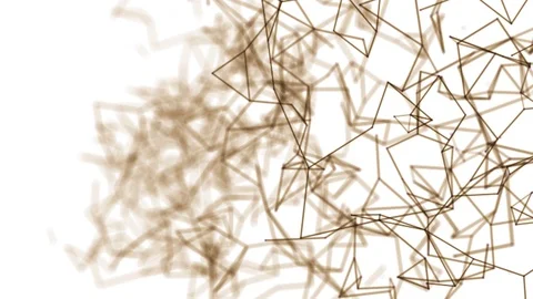 Abstract Loop Color Geometrical Background With Lines And Dots Stock Footage 108304085