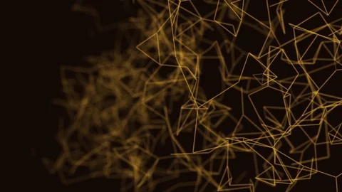 Abstract Loop Color Geometrical Background With Lines And Dots Stock Footage 108304144