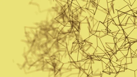 Abstract Loop Color Geometrical Background With Lines And Dots Stock Footage 108304379