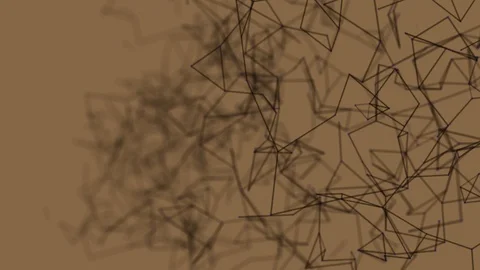 Abstract Loop Color Geometrical Background With Lines And Dots Stock Footage 108304655