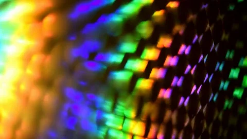 Abstract loop colorful circles video background. Rainbow-colored Stock Footage 81463289