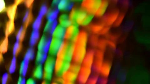 Abstract loop colorful circles video background. Rainbow-colored Stock Footage 81463314