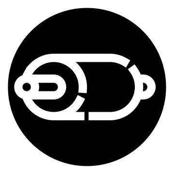 Abstract loop cycle graphic connection concept Ilustração Stock