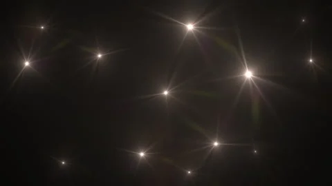 Abstract Loop flickering glow gold flashing optical lens flares Видео 252581763