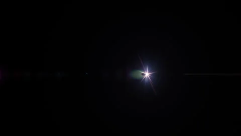 Abstract loop glow multicolored star optical lens flare Stock Footage 248366254