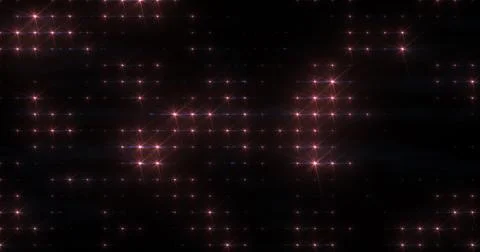 Abstract loop glowing purple bright disco wall with light bulbs abstract ba.. Foto stock