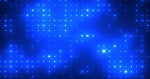 Abstract loop glowing yellow orange brightldisco wall with light bulbs abst.. 스톡 일러스트