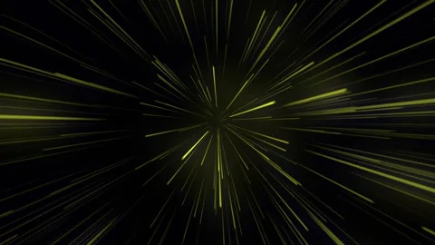 Abstract loop green light rays moving from center on dark background. Moving Stock-Footage 314197925