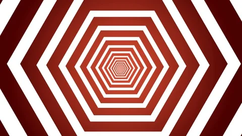 Abstract loop growing hexagon background Stock Footage 130070788
