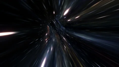 Abstract loop hyperspace speed warp tunnel Stock Footage 218890062