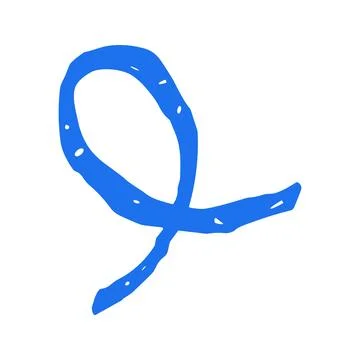 Abstract Loop Knot Hand Drawn Doodle Vector Illustration For A Modern Design Illustrazione stock