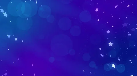 Abstract loop motion background, blue light and stars Stock Footage 37184393