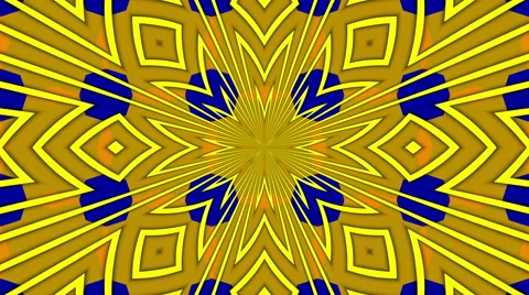 Abstract loop motion background, colorful kaleidoscope Vidéo 48752794