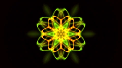 Abstract loop motion background, flower light Stock Footage 47681103