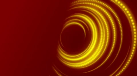 Abstract loop motion background, gold spiral Stock Footage 43431792