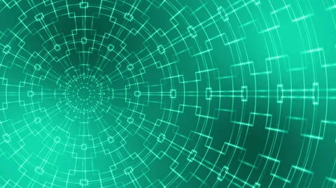 Abstract loop motion background, kaleidoscope green light Stock Footage 42153163