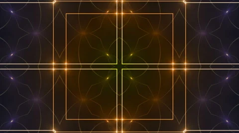 Abstract loop motion background, kaleidoscope light Stock Footage 44212988