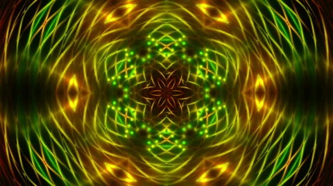 Abstract loop motion background, kaleidoscope light Stock Footage 47681656