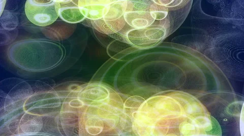Abstract loop motion background, multi colored bubbles Stock Footage 44399414