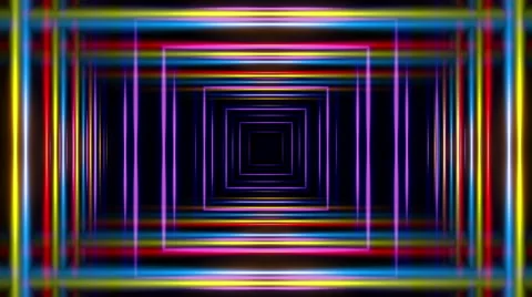 Abstract loop motion background, multicolor light, frame Stock Footage 40415843