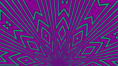Abstract loop motion background, purple kaleidoscope Stock Footage 48752526
