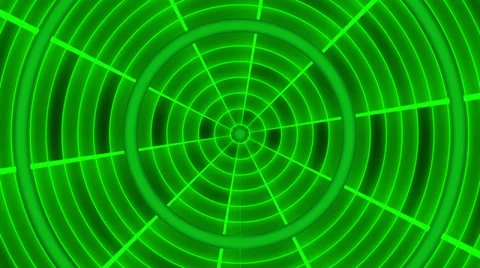 Abstract loop motion background, radial green line Stock Footage 38195681